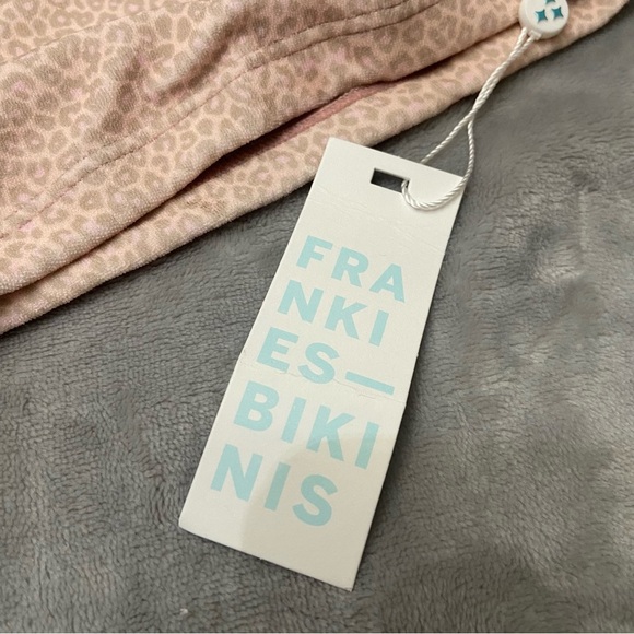 New! Frankie’s Bikinis Daphne Terry Cheeky Boy Short Coco Cheetah 10739 - Picture 7 of 12